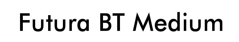 FontsMarket com Download Futura BT Medium font for FREE