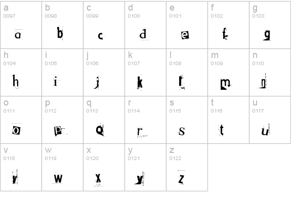 Got heroin? lowercase a-z preview