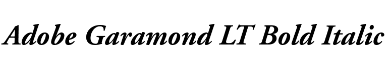 adobe garamond pro italic bold download
