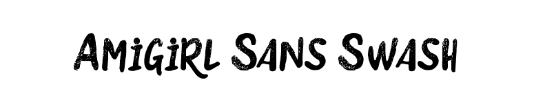 FontsMarket.com - Download Amigirl Sans Swash font for FREE