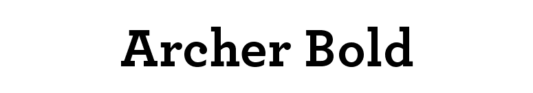 Archer font family free download