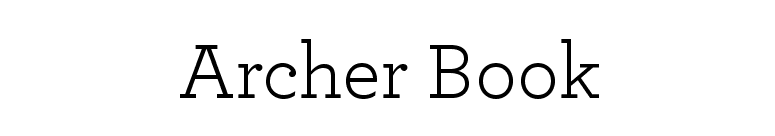 Archer bold font free download mac