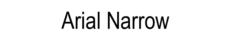 FontsMarket.com - Download Arial Narrow font for FREE