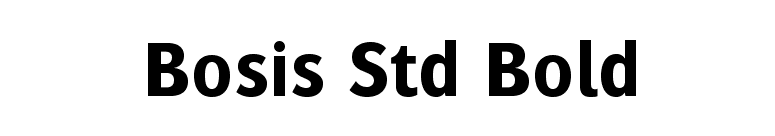 bosis std font