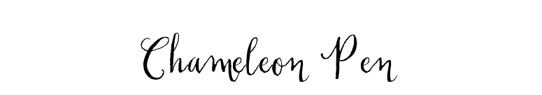 fontsmarket  download chameleon pen font for free