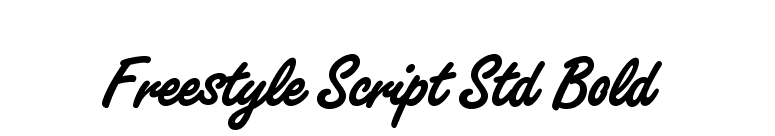 FontsMarket.com - Details of Freestyle Script Std Bold font