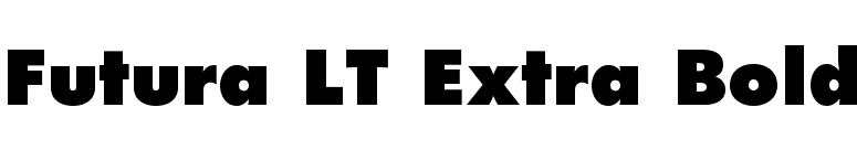 FontsMarket.com - Download Futura LT Extra Bold font for FREE