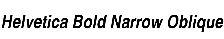 FontsMarket.com - Download Helvetica Bold Narrow Oblique font for FREE