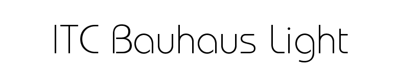 FontsMarket com Download ITC Bauhaus Light font for FREE