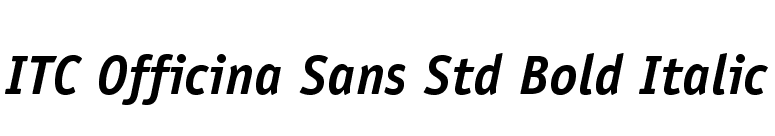 officinasans-bold italic font