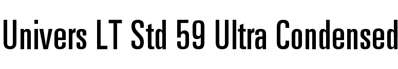 univers lt 59 ultra condensed