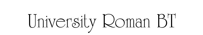 Download University Roman Bt Font For Free