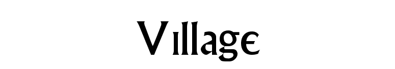 FontsMarket.com - Details of Village font